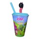 Bicchiere con Cannuccia 3D Cry Babies - 430 ml, Personaggio 4 cm in Rilievo