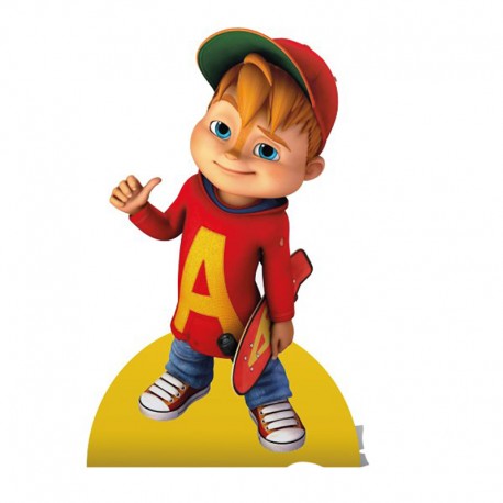 Sagoma in Polistirolo Alvin Personalizzata Compleanno festa e party Disney Marvel cm 70