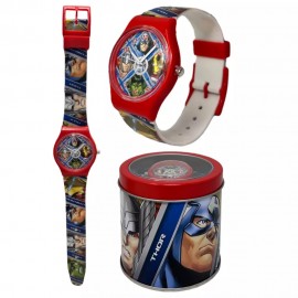  Orologio Analogico in scatola di latta Principessa Ariel Disney Idea regalo Bambina