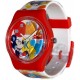 Orologio Analogico Mickey Mouse Disney con Cinturino in Gomma – Idea Regalo Bambino in Scatola di Latta Colorata