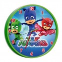 Orologio da Parete PJ Masks Super Pigiamini - Diametro 24 cm, Perfetto per Camerette Bambini