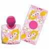 Poncho Asciugamano con Cappuccio Disney Principessa Pets, Super Morbido, Multicolore,