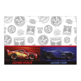 Tovaglia Plastificata Disney Cars Saetta McQueen 120x180 cm – Ideale per Feste e Compleanni Tavola Bambino