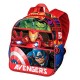 Zainetto Scuola Asilo Materna Avengers Marvel con Rilievo 3D - Compatto e Pratico con Tasche Laterali