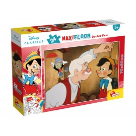 Puzzle Disney Pinocchio Double-Fac - 24 Pezzi Maxi: Divertimento e Creatività in Uno!