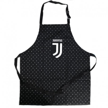 Grembiule da Cucina F.C. Juventus con Logo Ufficiale in Puro Cotone, Misura 25x23x0.5 cm - Idea Regalo Perfetta per Tifos