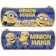 Astuccio Tombolino Scuola Minions – Portacolori Cilindrico per Bambini, Misura 22x8x8 cm