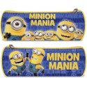 Astuccio Tombolino Scuola Minions – Portacolori Cilindrico per Bambini, Misura 22x8x8 cm