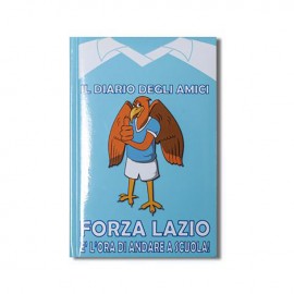 Diario Scuola 12 Mesi Forza Lazio Tascabile, Quadretti, Copertina Resistente - Idea Regalo Perfetta