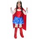 Costume di Carnevale Bambina Wonder Woman Magic Girl - Vestito Completo con Accessori (Taglie 5-13 Anni)