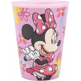 BICCHIERE MINNIE MOUSE DISNEY PLASTICA ML.260 CM. 10X7,5