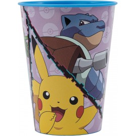 Bicchiere in Plastica Pokémon 260 ml per Bambini – Ideale per Scuola e Tempo Libero