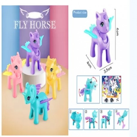 Set di Bussolotti Unicorno Polly Pony 4x4x3,5 cm Assortiti per Bambini - Gadget Compleanno, Regalini per Feste e Idee Bomboniere