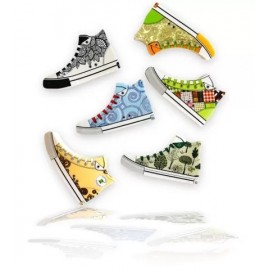 Gomme a Forma di Scarpa Ginnastica Converse, 8x5 cm - Regalini Compleanno, Gadget Festa e Party