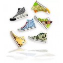 Gomme a Forma di Scarpa Ginnastica Converse, 8x5 cm - Regalini Compleanno, Gadget Festa e Party