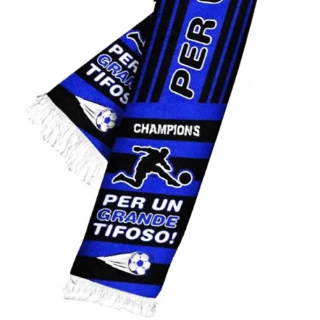 Sciarpa Tifoso Nerazzurro 18x130 cm - Accessorio Perfetto per Sostenere la Tua Squadra del Cuore