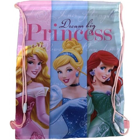 SACCA BORSA PRINCIPESSE CON OCCHIALI DA SOLE DISNEY SACCA DA PASSEGGIO - PALESTRA CM. 40