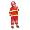 Costume da Pompiere per Bambini 3 4 Anni con Accessori per Carnevale e Feste