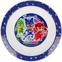 PIATTO PIANO PJMASKS IN PLASTICA MICROONDE DIAMETRO CM. 22