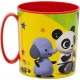 Tazza in Plastica Bing Sula Panda 350 ml per Microonde - Mug per Bambini