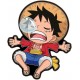 Cuscino Sagomato 3D One Piece Monkey D. Luffy - Morbido e Super Confortevole - 35 cm | Idea Regalo per Fan