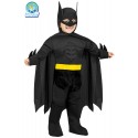 Costume Super Pipistrello Bambino con Muscoli per Carnevale e Feste a Tema