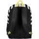 Zaino Scuola Seven Juventus Ufficiale Bambino Ragazzo Estensibile Doppio Scomparto Tasche Porta Borraccia Design Bianco Nero