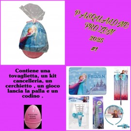 SORPRESONE FROZEN UOVO DI PASQUA CONTENITORE BAMBINA cm 42 PASQUA