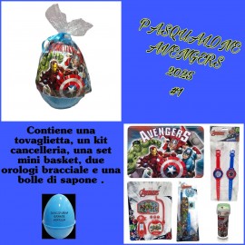 Uovo di Pasqua Avengers Marvel Contenitore per Bambini 42 cm -Regalo Pasquale Originale"