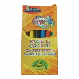 Mini Pastelli Colorati – Scatola da 6 Colori (9 cm) – Idea Regalo Fine Festa e Scuola