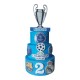 Torta Compleanno Personalizzata Champions League con Nome ed Età – 3 Livelli con Scudetti e Coppa