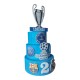 Torta Compleanno Personalizzata Champions League con Nome ed Età – 3 Livelli con Scudetti e Coppa