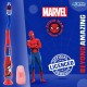 Spazzolino da Denti per Bambini Spiderman Marvel – Setole Morbide, Manico Ergonomico, Ventosa e Tappo Protettivo – Made in Italy