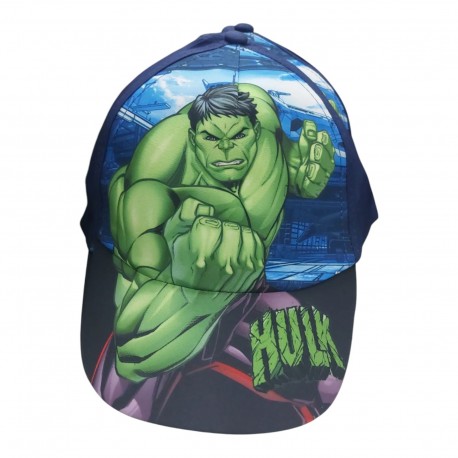 Cappello da Baseball per Bambini Hulk – Visiera Curva, Taglia Regolabile 53 cm – Accessorio Marvel per Piccoli Supereroi