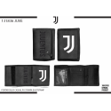 Portafoglio Juventus Ufficiale – Chiusura a Strappo, Tasca Portamonete e Scomparti per Carte – Design in Cordura