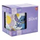 Tazza in Ceramica Stitch Disney – Design con Fiori Hawaiani – 325 ml, Idea Regalo per Bambini e Adulti