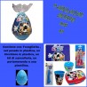 Sorpresone Topolino Uovo di Pasqua 42 cm – Contenitore con Set Tavola, Kit Cancelleria e Giochi per Bambini