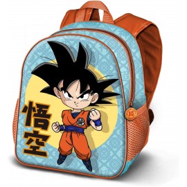 Zaino Asilo Dragon Ball 3D – Scuola Materna con Tasche Laterali e Spallacci Regolabili