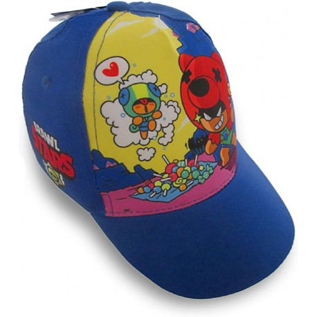 Cappello con Visiera Brawl Stars – Berretto Unisex Regolabile per Bambini e Ragazzi, 52 cm