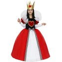 Costume Abito Regina di Cuori per Bambina 5-10 Anni - Travestimenti per Carnevale, Cosplay e Feste a Tema