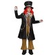 Costume di Carnevale "Il Cappellaio" per Ragazzo - Completo con Cappello, Parrucca, Giacca, Pantalone e Soprascarpe