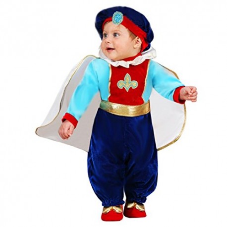 Costume da Piccolo Principe per Bambino - Abito Travestimento di Carnevale con Cappello, Mantello e Accessor