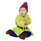 Costume Bambini "Cucciolo" dei Sette Nani - 3 Taglie Disponibili (3/6 mesi, 6/9 mesi, 10/12 mesi)