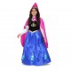 Costume di Carnevale La Fioraia Bambina - Vestito con Mantellina, Cappuccio, e Sottonna a Cerchi - Taglie 7/8 e 9/10 Anni