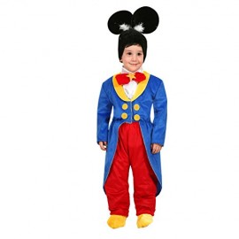 Baby Mickey Mouse Costume - Toddler Carnival Outfit 13/18, 19/24, 25/36 Months with Complete Accessories