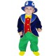 Costume di Carnevale per Neonato Grillo Parlante di Pinocchio – Completo con Cappello, Giacca, Pantaloni e Copriscarpe