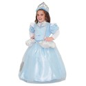 Costume di Carnevale Cenerentola Primi Passi - Vestito Principessa Bambina con Corona e Sottogonna in Tulle