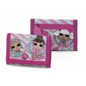 LOL Surprise Girls’ Wallet with Velcro and Coin Pocket - 13x9 cm