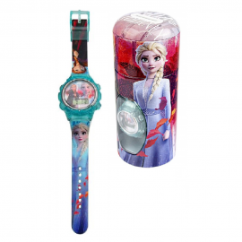 Orologio da Polso Digitale con Salvadanaio Frozen II Disney - Set Regalo con Elsa e Anna