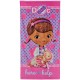 Telo Mare Bambina Dottoressa Peluche Disney - Asciugamano Morbido in Cotone 100% 150x75 cm